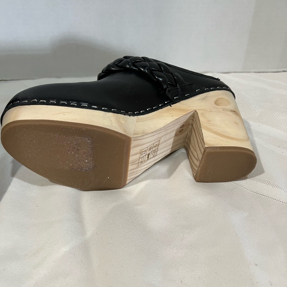 Dolce Vita Double Decker black mule New never worn Size 6 - Picture 8 of 11